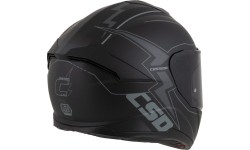 Full Face Helmets Cassida: Motorcycle Helmet Cassida Integral GT 2.1 Flash Matte Black/Dark Gray