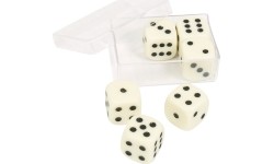 Cards, Poker, Chessex Buffalo: Kauliukai dėžutėje Buffalo, 16 mm, 6 vnt.