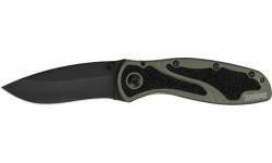 Medžiokliniai ir išgyvenimo peiliai : Sulankstomas peilis Kershaw Blur 1670OLBLK