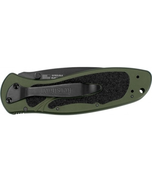 Medžiokliniai ir išgyvenimo peiliai : Sulankstomas peilis Kershaw Blur 1670OLBLK