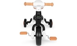 Vaikiški paspirtukai Eco Toys: Krosinis dviratis su pedalais - mokomieji šoniniai ratai 3in1 juodos spalvos ECOTOYS