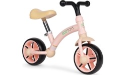 Vaikiški paspirtukai Eco Toys: Vaikiškas krosinis dviratis EVA ratai reguliuojamas balnelis rožinis ECOTOYS