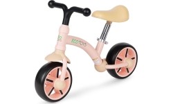 Vaikiški paspirtukai Eco Toys: Vaikiškas krosinis dviratis EVA ratai reguliuojamas balnelis rožinis ECOTOYS