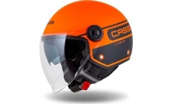 Motorolerių šalmai Cassida: Motociklininko šalmas Cassida Handy Plus Linear Pearl Matte Orange/Black