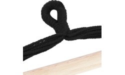 Hamakai Spokey: Hamakas / sėdimoji dalis juoda balta Spokey BENCH ETNO