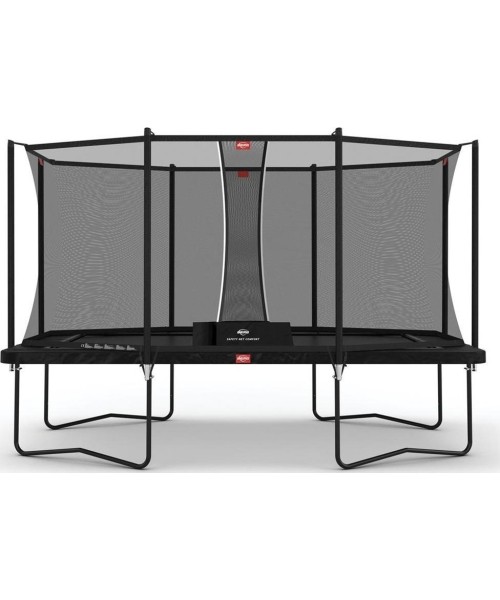 On-ground trampolines BERG: BERG Ultim Favorit Regular 410 Black + Safety Net Comfort