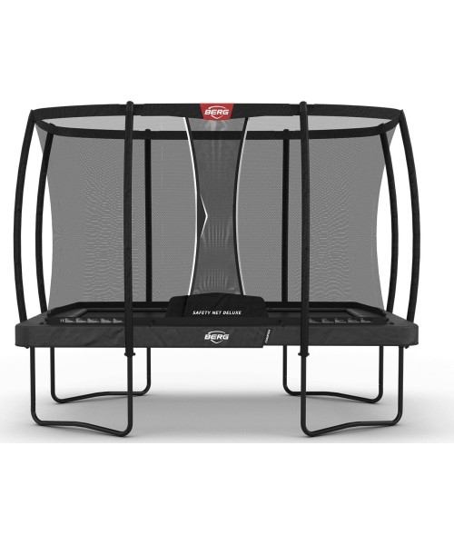 Pastatomi batutai BERG: BERG Ultim Champion Regular 330 Grey + Safety Net Deluxe