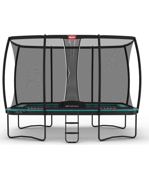 On-ground trampolines BERG: BERG Ultim Champion Regular 410 Green + Safety Net DLX XL