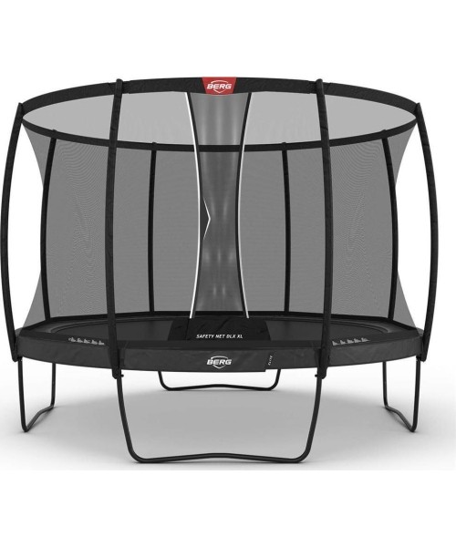 On-ground trampolines BERG: BERG Elite Regular 430 Grey + Safety Net DLX XL