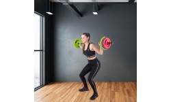 Grifų su svoriais komplektai inSPORTline: Štanga su svoriais inSPORTline Pumpino