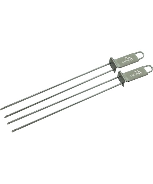 Grill Tools and Accessories Cattara: Grill skewers double, 32 cm, set of 2