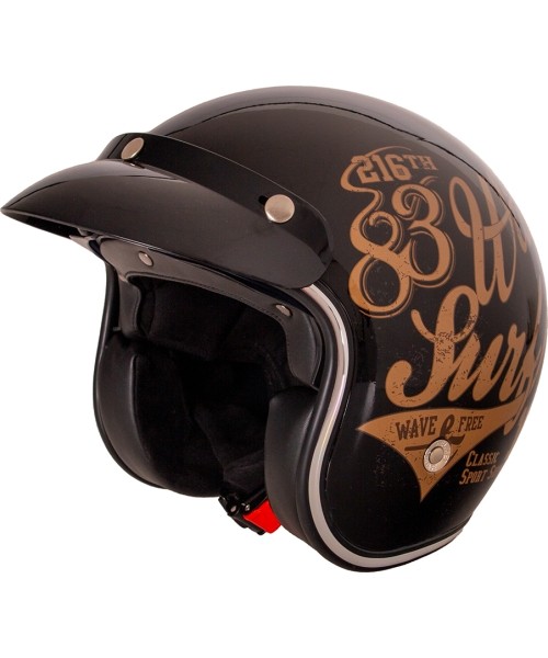 Open Face Helmets W-TEC: Motociklininko šalmas W-TEC Café Racer