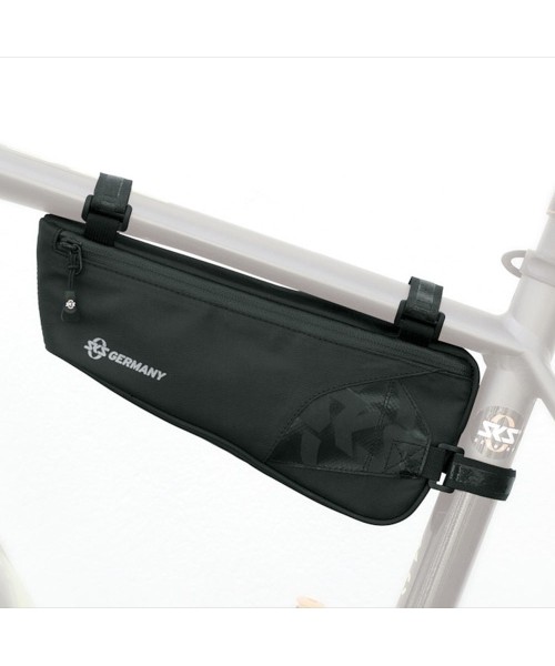 Gloves & Helmets & Accessories : Bicycle Frame Bag SKS Germany Explorer Edge, Black