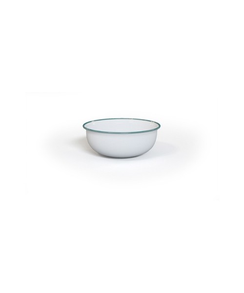 Dishes Origin Outdoors:  Enamel Bowl Origin Outdoors Ocean 15cm, White