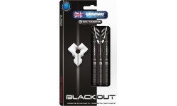 Smiginio strėlytės Winmau: Smiginio strėlytės Winmau Blackout Steel Tip 26 g