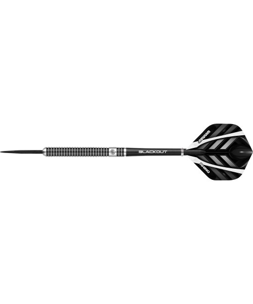 Smiginio strėlytės Winmau: Smiginio strėlytės Winmau Blackout Steel Tip 26 g