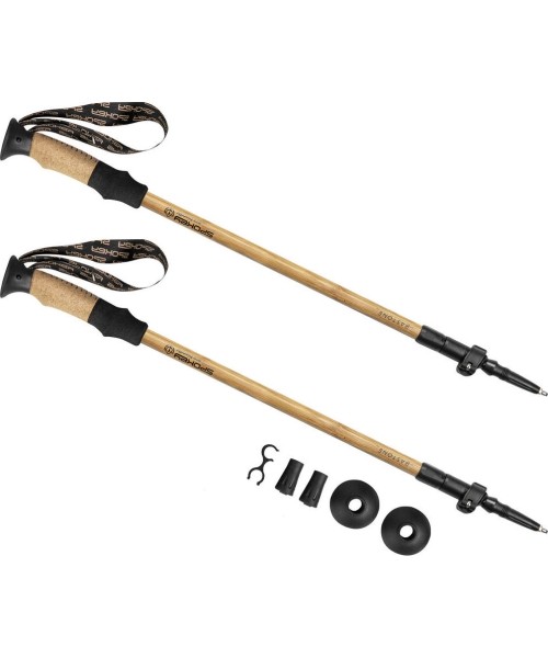 Nordic Walking Poles Spokey: Šiaurietiško ėjimo lazdos Spokey Bastone Eco, rudos-juodos