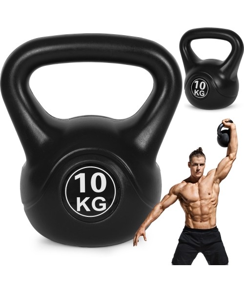 Dumbbells for Aerobics ModernHOME: Kettlebell kettle 10kg pratybų hantelis kamuolys fitneso svoris ModernHome