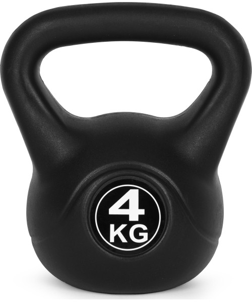 Aerobikos viniliniai ir neopreniniai hanteliai ModernHOME: Kettlebell kettle 4kg pratybų hantelis kamuolys fitneso svoris Mod...