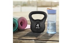 Aerobikos viniliniai ir neopreniniai hanteliai ModernHOME: Kettlebell kettle 4kg pratybų hantelis kamuolys fitneso svoris Mod...