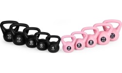 Aerobikos viniliniai ir neopreniniai hanteliai ModernHOME: Kettlebell kettle 4kg pratybų hantelis kamuolys fitneso svoris Mod...