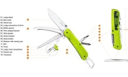 Multifunction Tools and Knives : Kišeninis peilis Ruike LD4, daugiafunkcis, žalias
