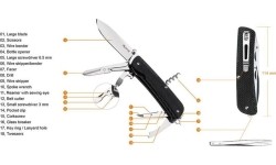 Multifunction Tools and Knives : Kišeninis peiliukas Ruike LD31-B, daugiafunkcis