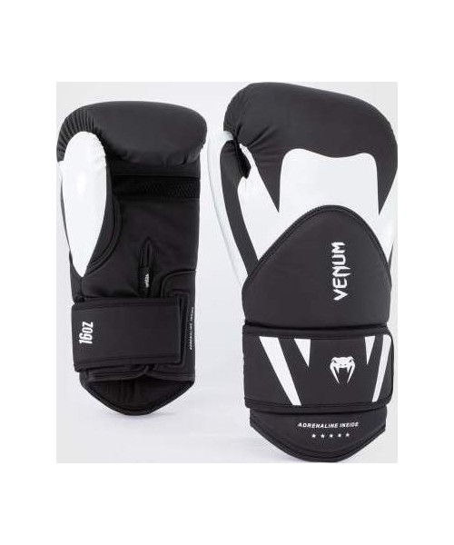 Boxing Gloves Venum: Venum Challenger 4.0 bokso pirštinės - juodos/baltos