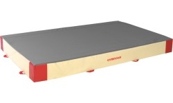 Mattresses & Tatami : ADDITIONAL SAFETY MAT - SINGLE DENSITY - PVC AND JERSEY COVER - 300 x 200 x 30 cm