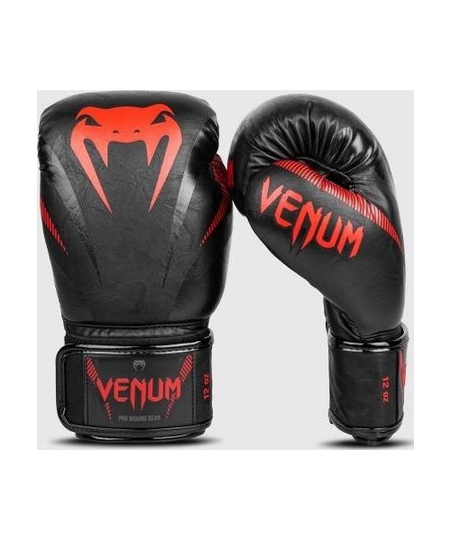 Boxing Gloves Venum: Bokso pirštinės Venum Impact - juodos/raudonos