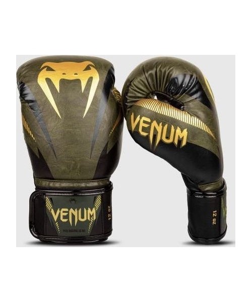 Boxing Gloves Venum: Bokso pirštinės Venum Impact - Khaki/Gold