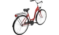 Dviračiai jaunimui ir suaugusiems : Dviratis AZIMUT Classic 28" 2023 bordo