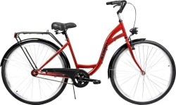 Dviračiai jaunimui ir suaugusiems : Dviratis AZIMUT Classic 28" 2023 bordo
