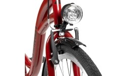 Dviračiai jaunimui ir suaugusiems : Dviratis AZIMUT Classic 28" 2023 bordo