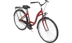 Dviračiai jaunimui ir suaugusiems : Dviratis AZIMUT Classic 28" 2023 bordo