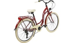 Dviračiai jaunimui ir suaugusiems : Dviratis AZIMUT Vintage TX-7 26" 2023 burgund-cream shiny