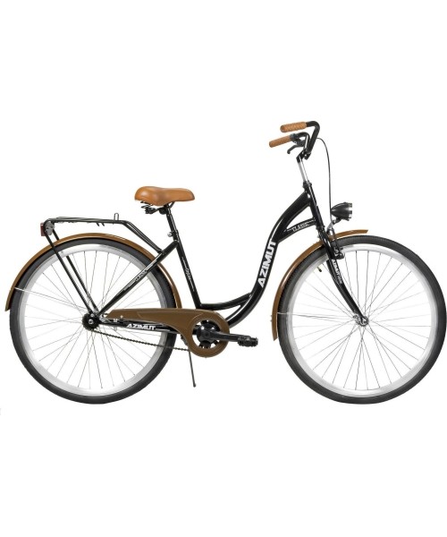 City Bikes : Dviratis AZIMUT Classic 28" 2023 black