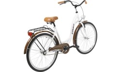 City Bikes : Dviratis AZIMUT Classic 26" 2023 white