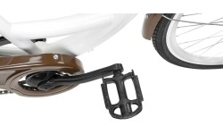 City Bikes : Dviratis AZIMUT Classic 26" 2023 white