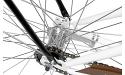 City Bikes : Dviratis AZIMUT Classic 26" 2023 white