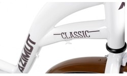 City Bikes : Dviratis AZIMUT Classic 26" 2023 white