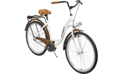 City Bikes : Dviratis AZIMUT Classic 26" 2023 white