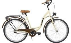 City Bikes : Dviratis AZIMUT Classic 26" 2023 cream