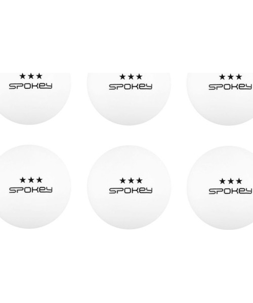 Table Tennis Balls Spokey: Stalo teniso kamuoliukai Spokey Special, 6vnt