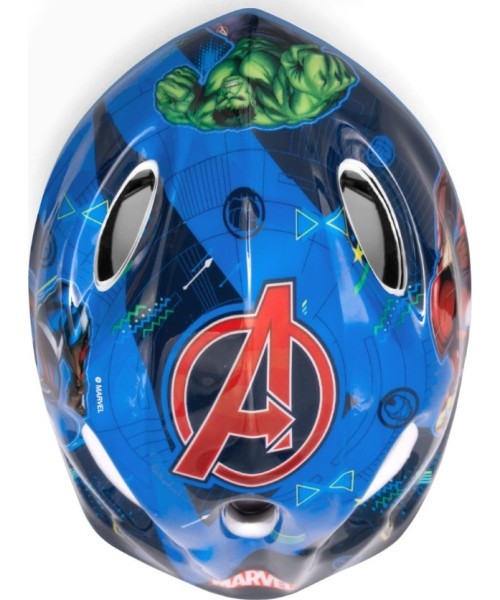 Gloves & Helmets & Accessories : Šalmas AVENGERS, 52-56 cm, (mėlynas)