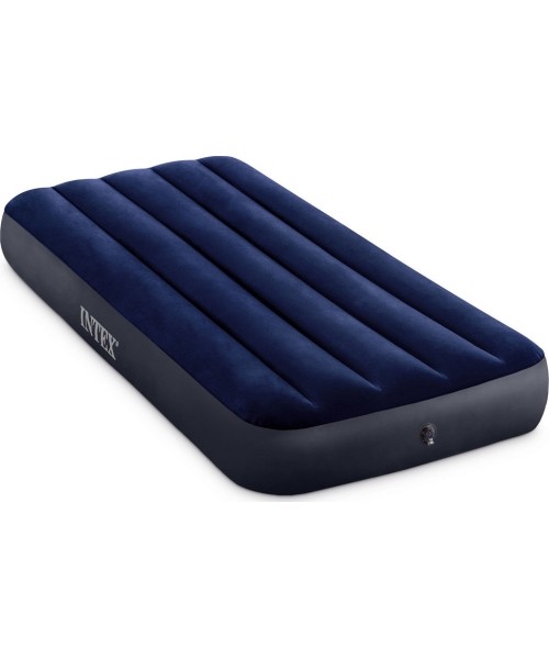 Inflatable Camping Mats Intex: Veliūrinis pripučiamas čiužinys Intex, 191x76cm