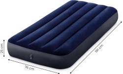 Inflatable Camping Mats Intex: Veliūrinis pripučiamas čiužinys Intex, 191x76cm
