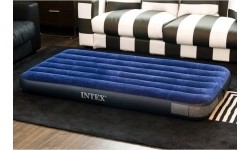 Inflatable Camping Mats Intex: Veliūrinis pripučiamas čiužinys Intex, 191x76cm