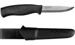 Hunting and Survival Knives Morakniv: Peilis Morakniv Companion Heavy Duty, nerūdijantis plienas, juodas