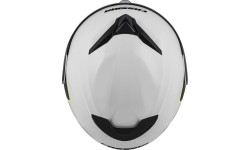 Moduliniai šalmai Cassida: Motorcycle Helmet Cassida Compress 2.0 Refraction White/Black/Fluo Yellow P/J